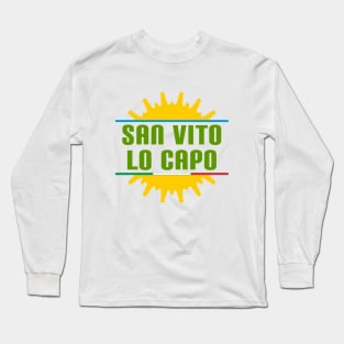 Città d'amare: San Vito Lo Capo Long Sleeve T-Shirt